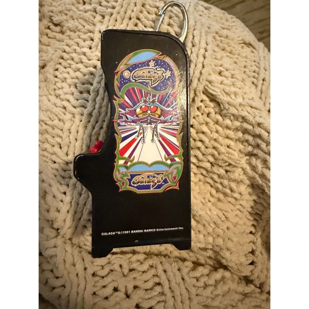 Galaga Tiny Arcade Miniature Handheld Game Keychain Bandai Namco Retro 2020